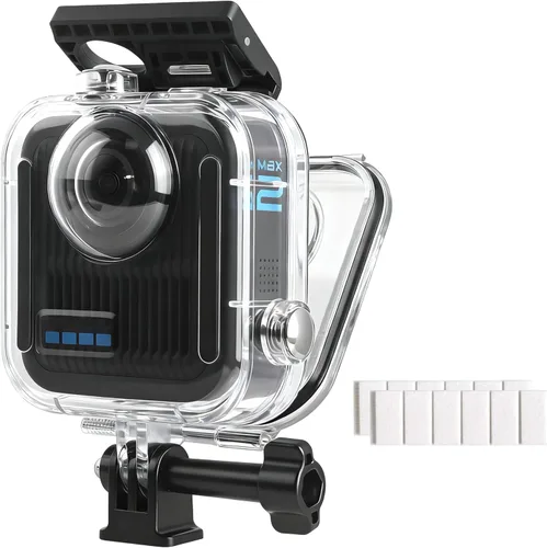 FitStill Funda de buceo impermeable solo para Go Pro MAX2, carcasa subacuática de 131 pies/131.2 ft, carcasa protectora de buceo invisible