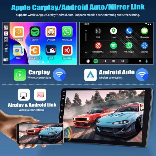 Vista 3 de Estéreo de coche Android 2+64G para Hyundai Elantra 2011 2012 2013 Carplay inalámbrico Android Auto 9 pulgadas pantalla táctil Bluetooth GPS WiFi