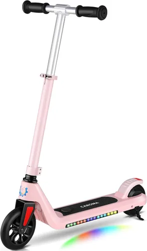 Vista 10 de Caroma Electric Scooter for Kids Ages 6-14, 120W Motor & 15 Mph, 85 Mins Ride Time, Adjustable Height & Speed, LED Display, Kids Electric Scooter