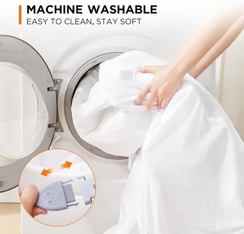 Vista 7 de Westinghouse Protector de colchón térmico King, cómodo protector de colchón eléctrico con 10 ajustes de calefacción y apagado automático de 1 a 12