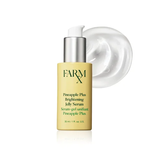 Farm Rx Pineapple Plus Brightening Jelly Serum, iluminador, exfoliante, piel suave, rico en antioxidantes, vitaminas y minerales, ayuda con la