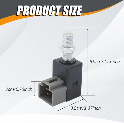 Vista 2 de Zufoty Interruptor de luz de freno, interruptor de luz de freno, 93810-3K000 Accesorios de repuesto para automóvil compatibles con modelos Hyundai