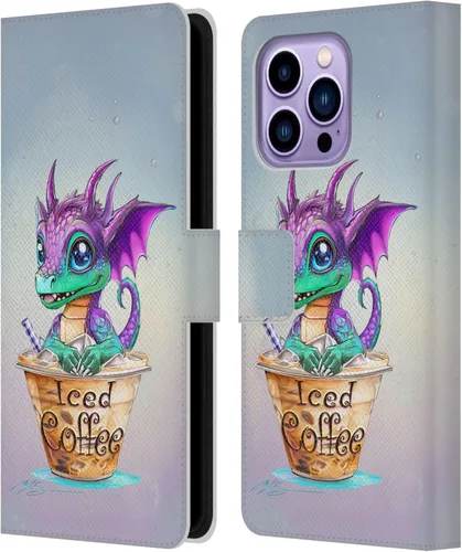 Vista 110 de Head Case Designs Officially Licensed Ruth Thompson Boba Tea Cup O Dragons Leather Wallet Case Compatible with Apple iPhone 7 Plus / 8 Plus