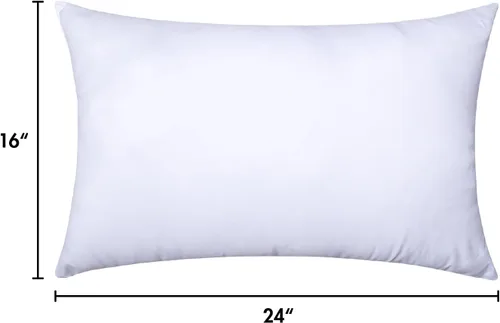 Vista 40 de MIULEE - Juego de 2 cojines hipoalergénicos de alta calidad, para rellenar fundas cuadradas de cojín decorativas, para sillón, sofá, cama, 16 x 16