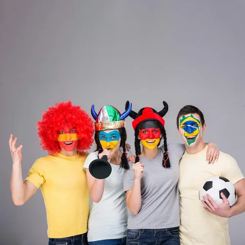 Vista 4 de Windy City Novelties Cuerno de estadio plegable - 28" - Negro