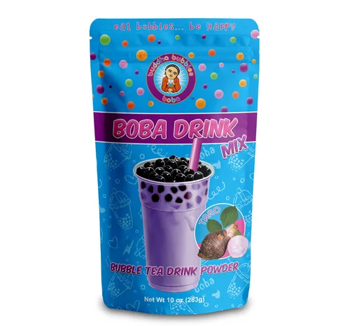 Vista 28 de Buddha Bubbles Boba - Mezcla de mezcla de bebida en polvo de mezcla de té Boba/Bubble Tea Cream de fresa, 1 kilo (2.2 libras) (3.53 onzas)
