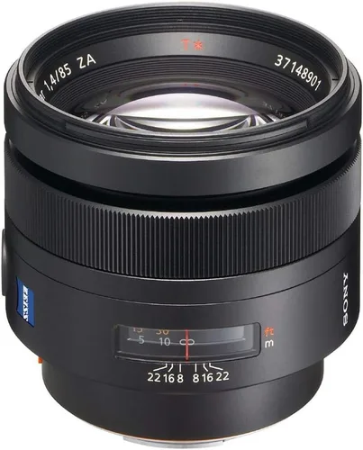 Sony SAL-85F14Z 3.346 in f1.4 Carl Zeiss Planar T Coated Teleobjetivo para cámara SLR digital Sony Alpha