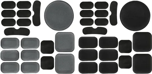 Vista 16 de Universal Airsoft Helmet Pads, Tactical Helmet Replacement Foam Padding Kits Bicycle Accessories Mats for Fast Mich CS ACH FMA USMC PASGT