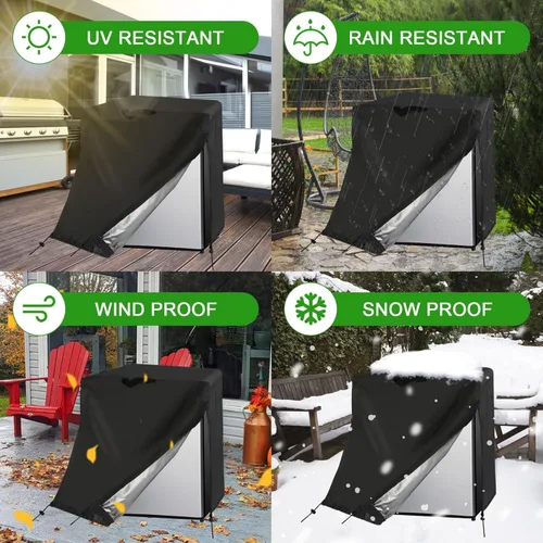 Vista 6 de Cubierta para refrigerador Guisong, impermeable y a prueba de polvo, protectora para congeladores verticales, adecuada para la mayoría de mini