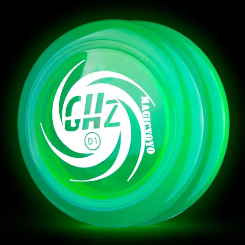Vista 9 de MAGICYOYO D1 GHZ Looping Yoyo for 2a Trick, bucle de plástico para principiantes para niños, nivel básico para principiantes (azul amarillo)