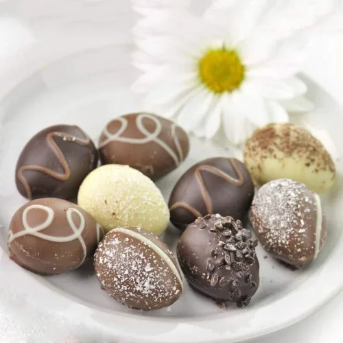 Vista 5 de Juego de 2 moldes de silicona para huevos de 8 cavidades, molde de silicona de grado alimenticio para decoración de pasteles, molde de chocolate