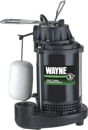 Vista 9 de WAYNE CDU1000 1 HP Bomba sumergible de hierro fundido y acero inoxidable con interruptor de flotador vertical integrado - 58321-WYN2