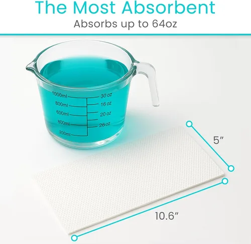 Vista 6 de Vive Bolsas de repuesto para silla de noche de inodoro portátil con almohadillas absorbentes, desechables, para brazo estándar bariátrico, cubos