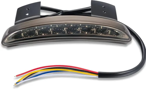 Vista 3 de ANKIA Guardabarros Trasero Cortado para Motocicleta con Borde LED, Placa de Matrícula de Freno, Luz Trasera, Luz de Parada, Luz de Funcionamiento