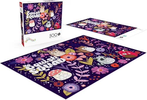 Vista 4 de Buffalo Games - Squishmallow - Squish Squad - Rompecabezas de 500 piezas para adultos - Rompecabezas desafiante perfecto para noches de juego - El
