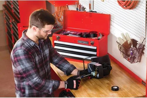 Vista 3 de CRAFTSMAN Caja de herramientas metálica de 3 cajones de 20 pulgadas de ancho con cajones de rodamiento de bolas (CMST98245RB)