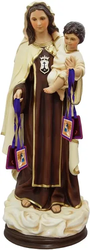 Vista 6 de TALPGOD Púrpura Escapularios Católicos Escapulario Católico Marie Julie Jahenny de Bendición con Protección Cruz del Perdón y Medalla de Nuestra