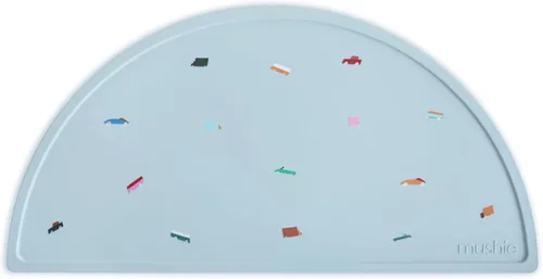 Vista 9 de mushie Mantel Individual de Silicona para Niños Diseño Antideslizante Libre de BPA (Abejas)