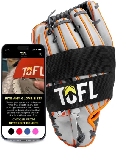 Vista 9 de TOFL Baseball Glove Wrap Band for Mitt Shaping Elastic Strap with Adjustable Closure for Pocket Forming & Storage Youth & Adult Softball Mitt