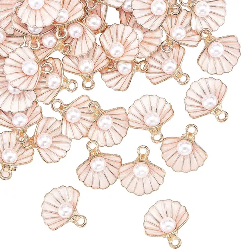 Vista 14 de DanLingJewelry Dijes de esmalte mini colgantes de esmalte para hacer joyas y bricolaje, Metal