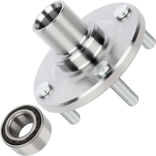 Vista 23 de ECCPP Repuesto para buje de cojinete de rueda 512291 para Mitsubishi Endeavor 2004-2008 AWD Conjunto de cojinete eje trasero 5 lengüetas