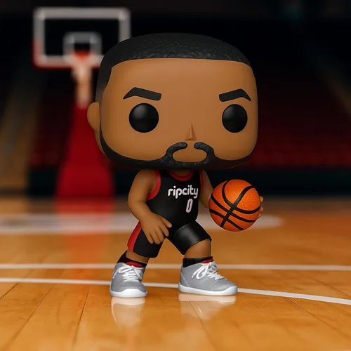 Vista 5 de POP Pop! NBA: Blazers - Damian Lillard POP NBA:Blazers-Damian Lillard (CE'21) Multicolor