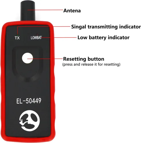 Vista 4 de MOCATEC TPMS Herramienta de activación compatible con Ford Lincoln y Mercury Vehículos Sensor de Neumáticos TPMS Herramienta de reiniciación