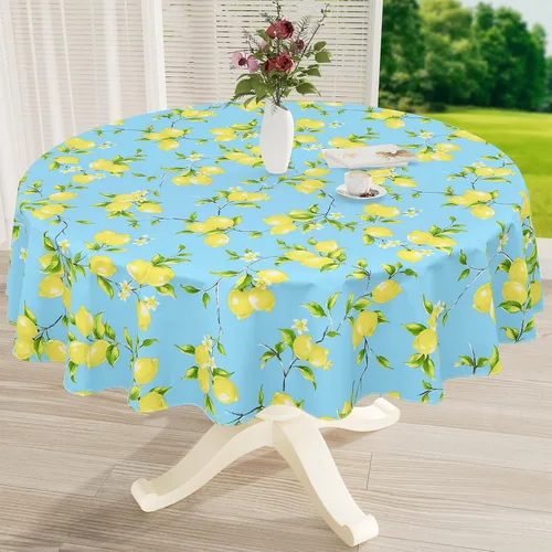 Vista 26 de misaya Mantel rectangular de vinilo impermeable, mantel lavable con reverso de franela, mantel de plástico para cena, picnic, interior y exterior