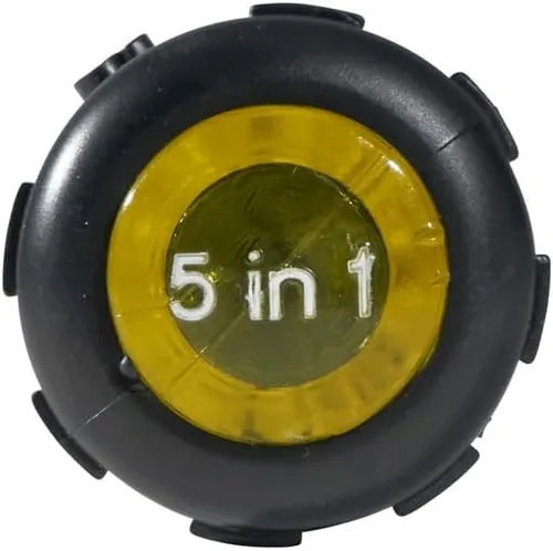 Vista 5 de Klein Tools 32476 - Destornillador multicabezal/llave de tuerca 5 en 1 con 2 ranuradas, 2 Philips y 1 punta de llave de tuerca