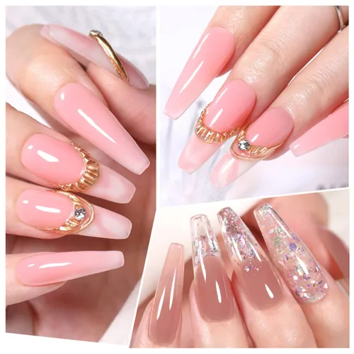 Vista 7 de 1 tarro de gel constructor sólido para uñas, gel de extensión de uñas no pegajoso, gel suave de construcción de esculturas de uñas 3D, gel suave