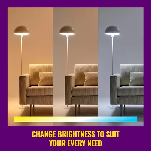 Vista 3 de WiZ Connected Retrofit Downlight - Lámpara LED empotrable de 6 pulgadas, luz empotrable activada por movimiento, 750 lúmenes, se conecta a tu Wi-Fi