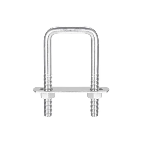 Vista 29 de uxcell Pernos en U cuadrados, 2 juegos 37mm (1.46") de ancho interno 70mm de longitud M6, perno de abrazadera en U de acero inoxidable 304