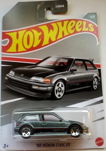 Vista 5 de Hot Wheels Juego de aniversario de Honda Civic 2022, (HDH20)