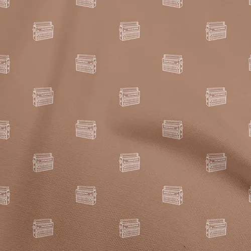 Vista 8 de oneOone Cotton Flex Black Fabric Retro Radio DIY Clothing Quilting Fabric Print Fabric by Yard 40 Inch Wide