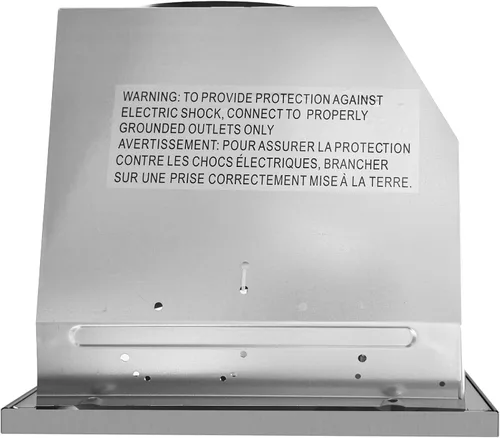Vista 3 de COSMO COS-30IRHP 30 pulgadas Colección Lumin Campana Extractora de Inserción Canalizada de 380 CFM, Controles de Botón, Luces LED, Acero Inoxidable