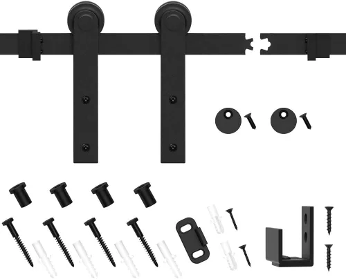Vista 6 de WINSOON - Set de miniherrajes para puerta corrediza de minigranero, para armarios pequeños, soportes de TV