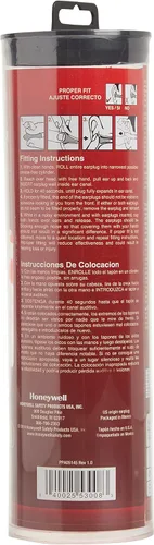 Vista 3 de Honeywell Tapones de espuma preformados para los oídos, 60 pares de tubos (RWS-53008)