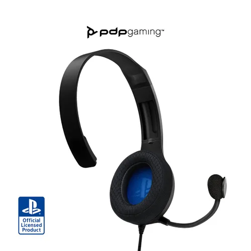PDP LVL30 Wired Headset with Single-Sided One Ear Headphone for PlayStation, PS4, PS5 - Mac, Tablet Compatible - Noise-Cancelling Mic - Lightweight,