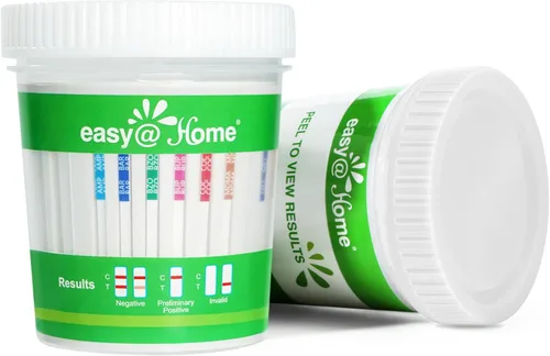 Vista 8 de Easy@Home Copa de Prueba de Drogas: Kit de Pruebas de Drogas en Orina para Uso Doméstico, Pruebas para AMP,BAR,BZO,COC,MDMA,MET,MTD,OPI