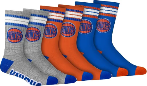 Vista 25 de Ultra Game Men's NBA Official Athletic Cushioned Secure Fit Team Crew Socks-3 Pack