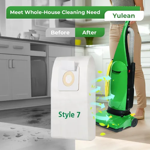 Vista 6 de Paquete de 18 bolsas de vacío estilo 7 compatibles con aspiradoras verticales Bissell: PowerForce 1739 3522 3525 71Y7, PowerGlide 3545, Plus 3350