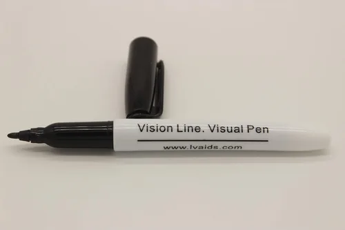 Vista 9 de Bolígrafo de baja visión 2020 para personas mayores y con discapacidad visual, 12 unidades (paquete de 1), blanco, negro