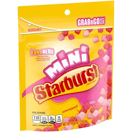 Vista 4 de Mini FaveReds Stand Up Bolsa sin envolver, 8 onzas (paquete de 1)