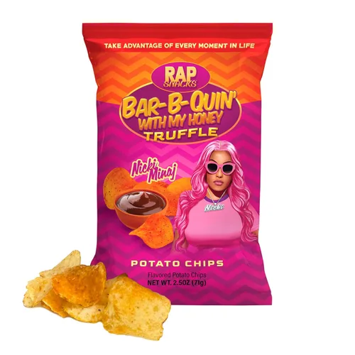 Vista 16 de Rap Snacks Lil Baby - Queso cheddar + papas fritas de crema agria, bolsas de 2.5 onzas, paquete de 6
