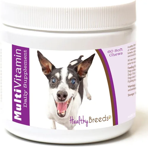 Vista 85 de Healthy Breeds Affenpinscher - Masticables blandos multivitamínicos, 60