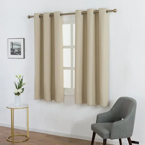 Vista 7 de Mangata Casa - Cortinas opacas para dormitorio, 2 paneles, cortinas térmicas para ventana, para sala de estar, cortinas que oscurecen.