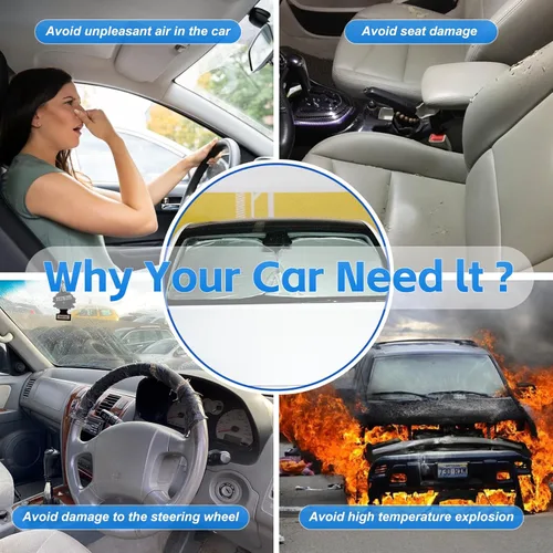 Vista 4 de Parasol para parabrisas Rivian R1S 2022-2024 2025, parasol para ventana frontal, ajuste personalizado, accesorios R1S, visera solar, pantalla