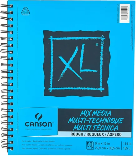 Vista 8 de Canson Bloc de medios mixtos serie XL 5-1/2" x 8-1/2", paquete de 6
