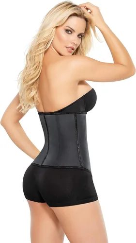 Vista 3 de Ann Chery Clasica 2021 - Cincher de látex con 3 ganchos para entrenamiento de cintura, combinación de 2