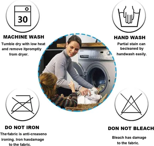 Vista 7 de Juego de 6 fundas elásticas para sillas – Fundas extraíbles para sillas de comedor, fundas protectoras de terciopelo lavables a prueba de polvo